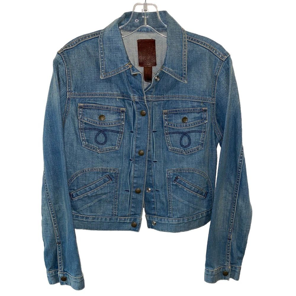 Lucky Brand Women's Blue Denim Jean Jacket Size Medium‎